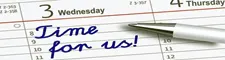 Calendar clipping with the saying 