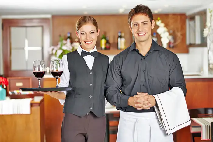 Photo: Trainees in the restaurant