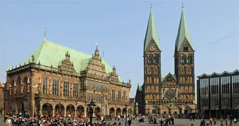 Bremen - Townhall and Cathedral