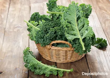 Foto: Grünkohl im Korb