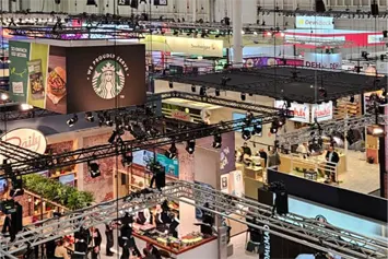 INTERNORGA 2025, Foto: Blick in eine Messehalle